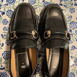 Zara Lug Sole Loafers